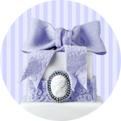 noeud en pâte à sucre